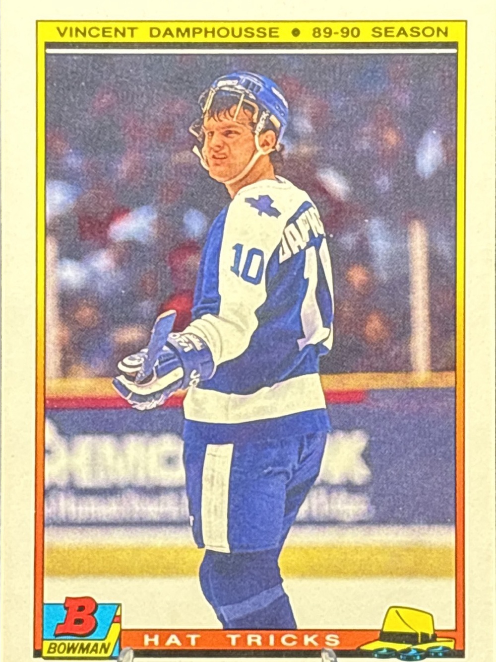 Topps Bowman Vincent Damphousse Hockey Card - Hat Trick